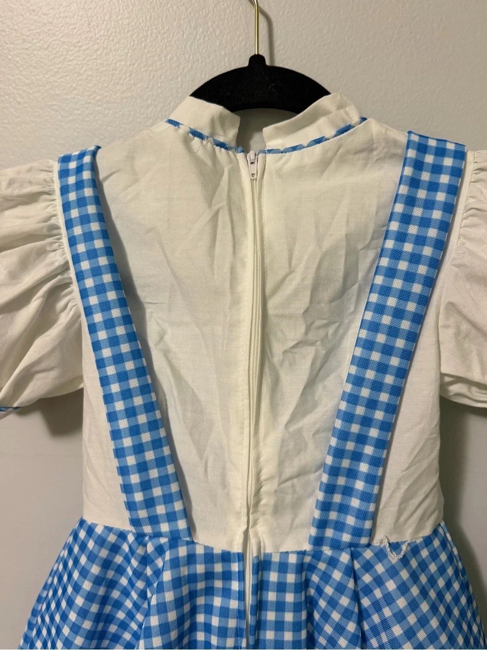 Vintage 2001 Rubies Wizard Of Oz Dorothy Costume Child Small Blue Gingham Dress - Picture 4 of 6